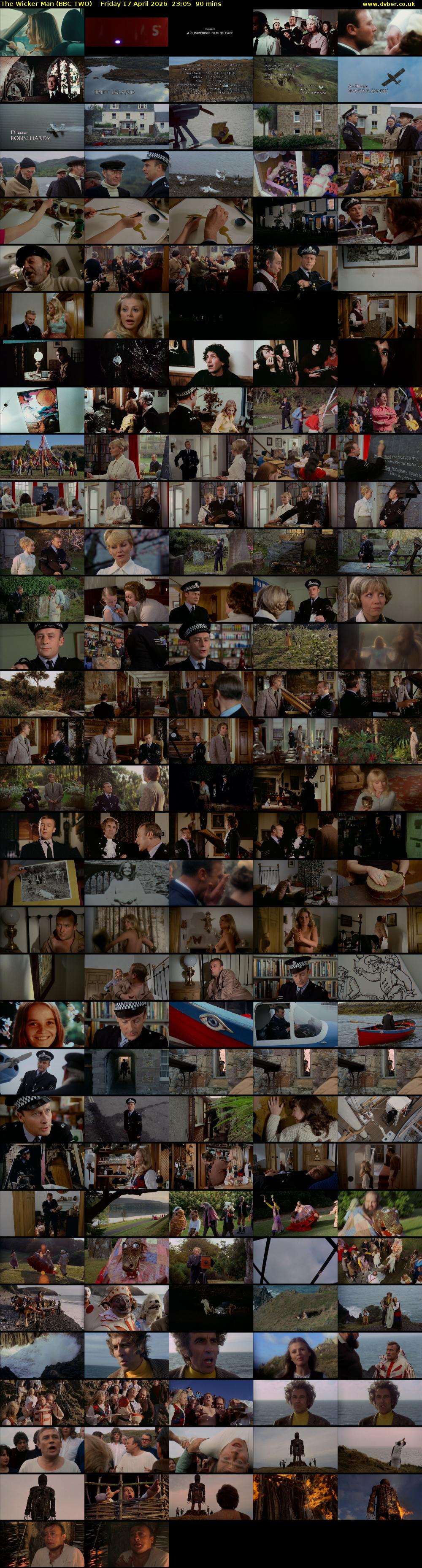 The Wicker Man (BBC TWO) Friday 17 April 2026 23:05 - 00:35
