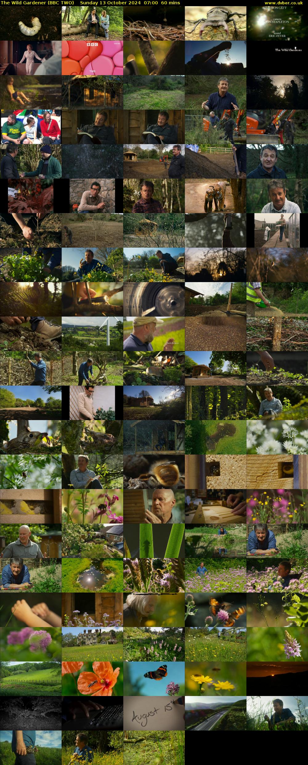 The Wild Gardener (BBC TWO) Sunday 13 October 2024 07:00 - 08:00