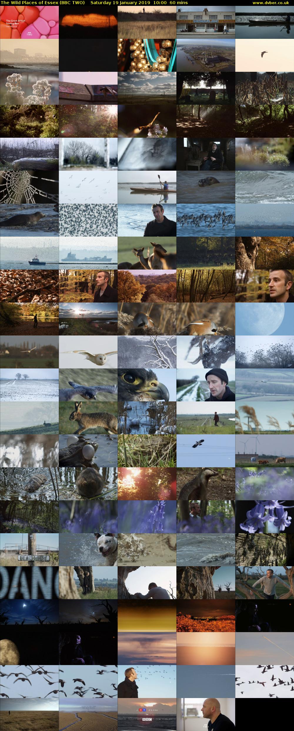 The Wild Places of Essex (BBC TWO) Saturday 19 January 2019 10:00 - 11:00