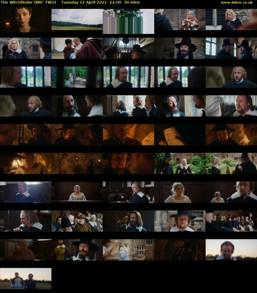 The Witchfinder (BBC TWO) Tuesday 12 April 2022 22:00 - 22:30