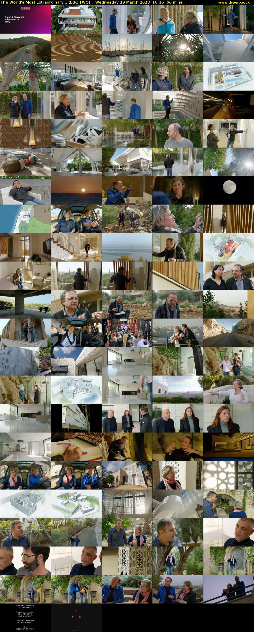 The World's Most Extraordinary... (BBC TWO) Wednesday 29 March 2023 16:15 - 17:15