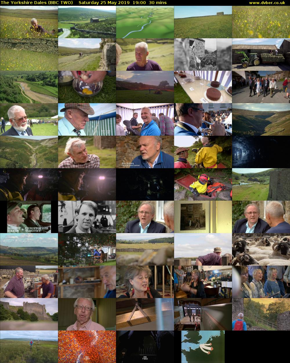 The Yorkshire Dales (BBC TWO) Saturday 25 May 2019 19:00 - 19:30
