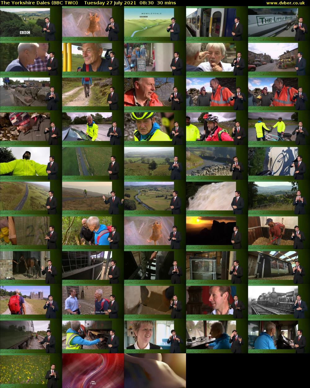 The Yorkshire Dales (BBC TWO) Tuesday 27 July 2021 08:30 - 09:00