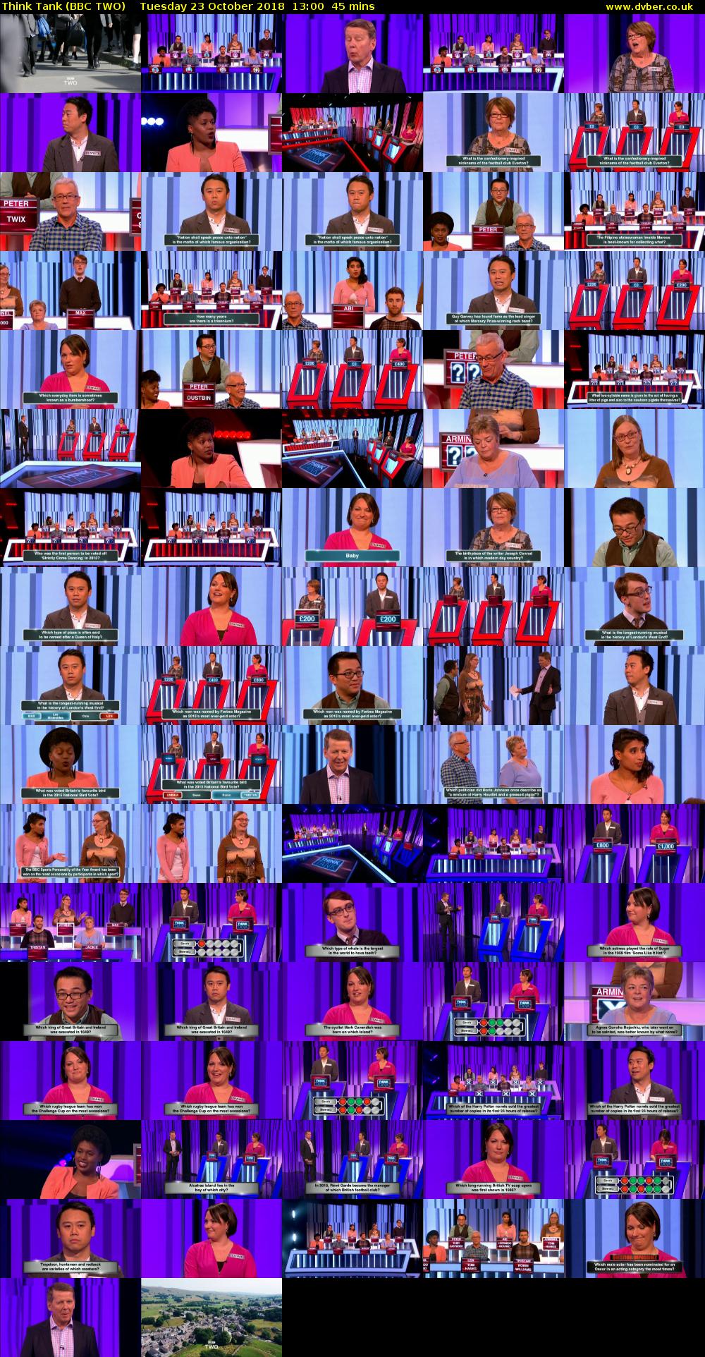 Think Tank (BBC TWO) Tuesday 23 October 2018 13:00 - 13:45
