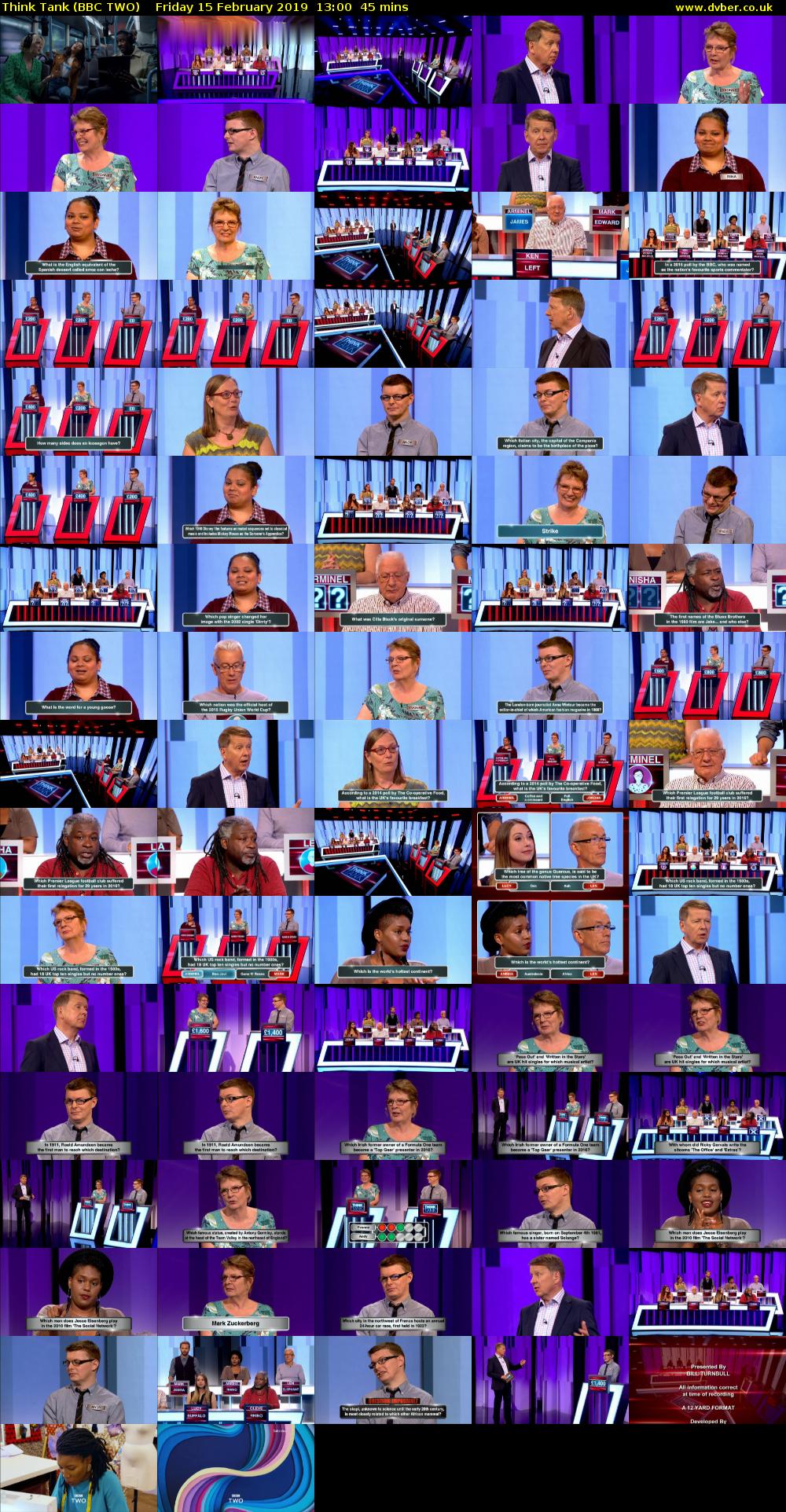 Think Tank (BBC TWO) Friday 15 February 2019 13:00 - 13:45