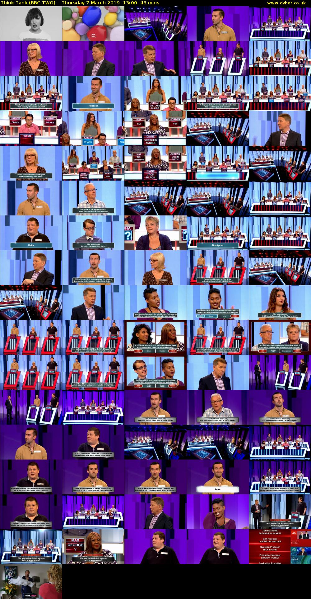 Think Tank (BBC TWO) Thursday 7 March 2019 13:00 - 13:45