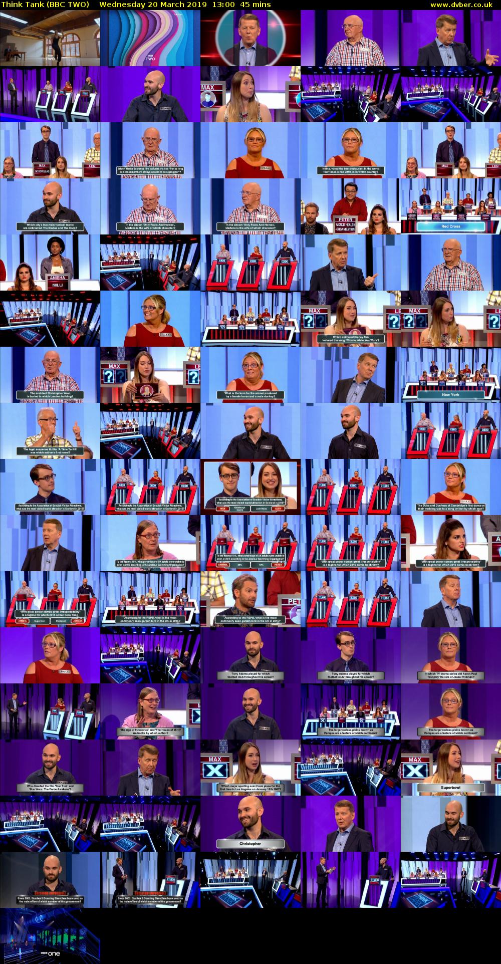 Think Tank (BBC TWO) Wednesday 20 March 2019 13:00 - 13:45
