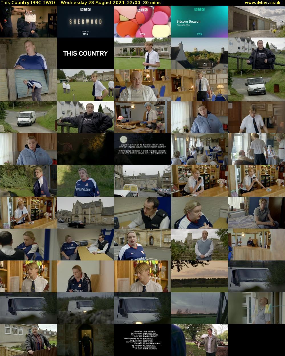 This Country (BBC TWO) Wednesday 28 August 2024 22:00 - 22:30