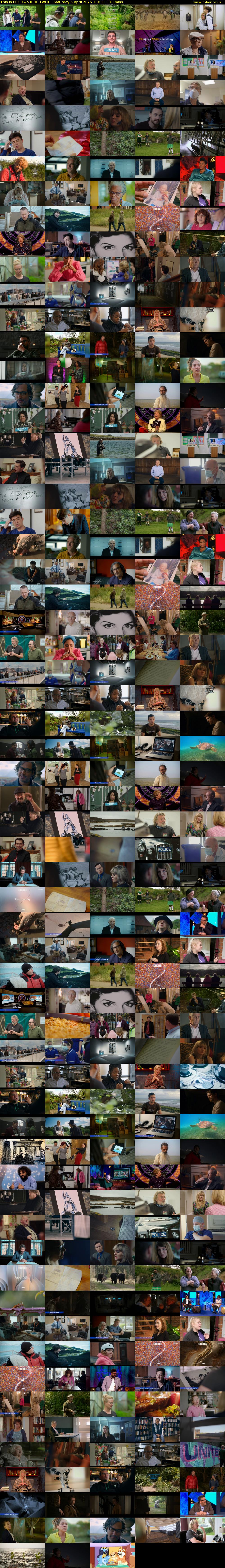 This Is BBC Two (BBC TWO) Saturday 5 April 2025 03:30 - 06:20