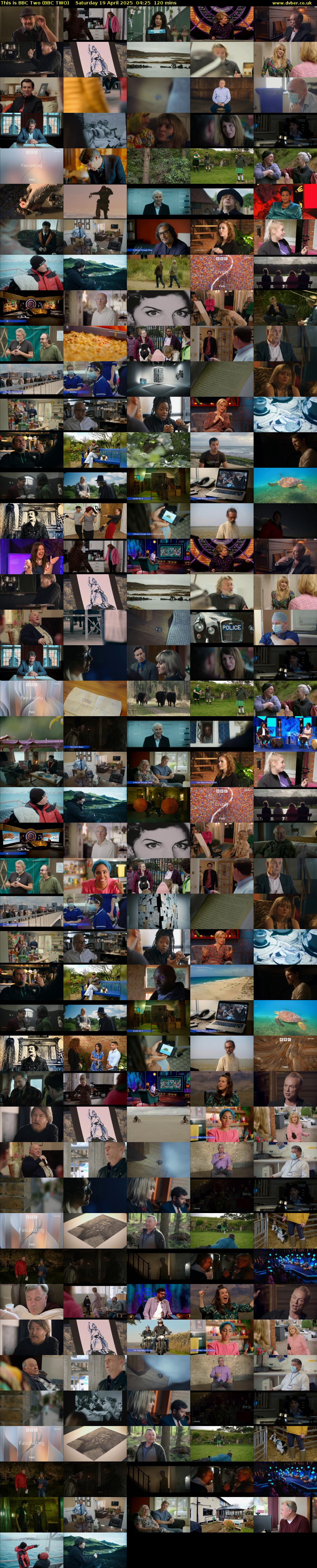 This Is BBC Two (BBC TWO) Saturday 19 April 2025 04:25 - 06:25