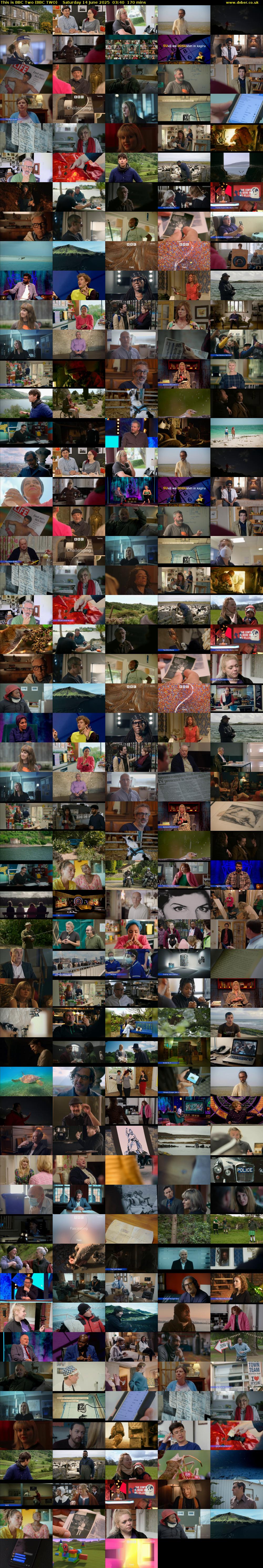 This Is BBC Two (BBC TWO) Saturday 14 June 2025 03:40 - 06:30