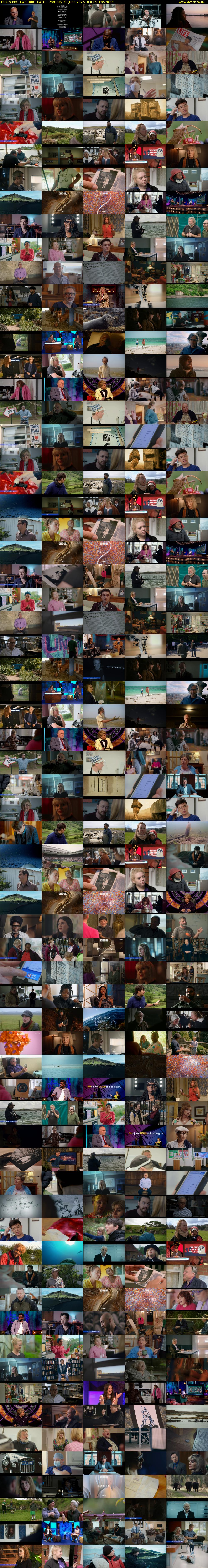 This Is BBC Two (BBC TWO) Monday 30 June 2025 03:25 - 06:30
