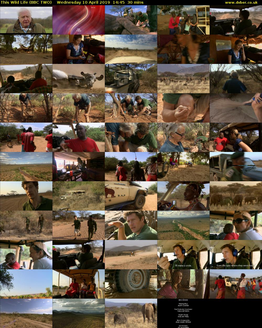 This Wild Life (BBC TWO) Wednesday 10 April 2019 14:45 - 15:15