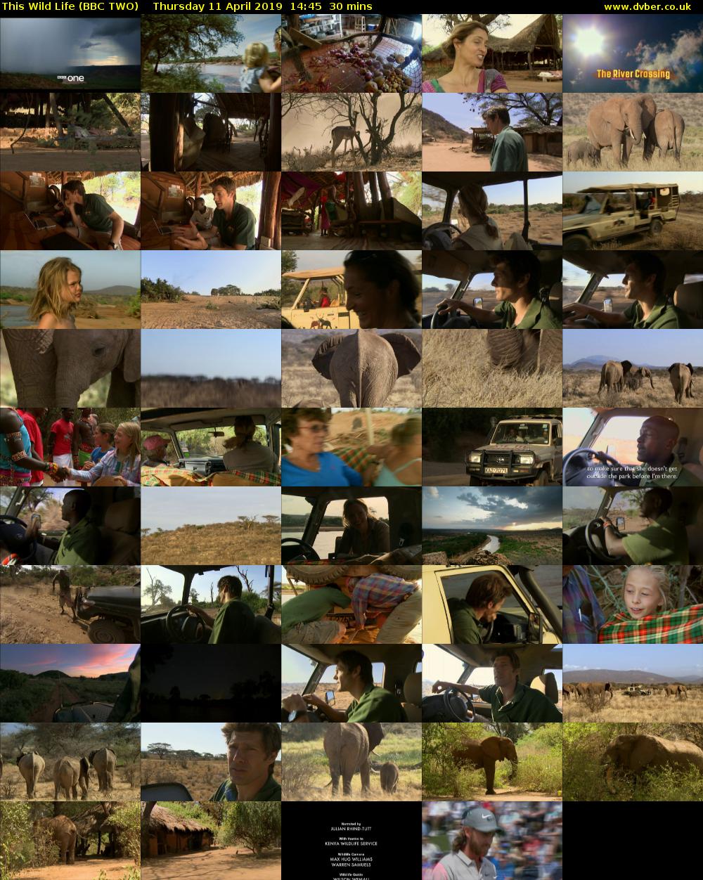 This Wild Life (BBC TWO) Thursday 11 April 2019 14:45 - 15:15