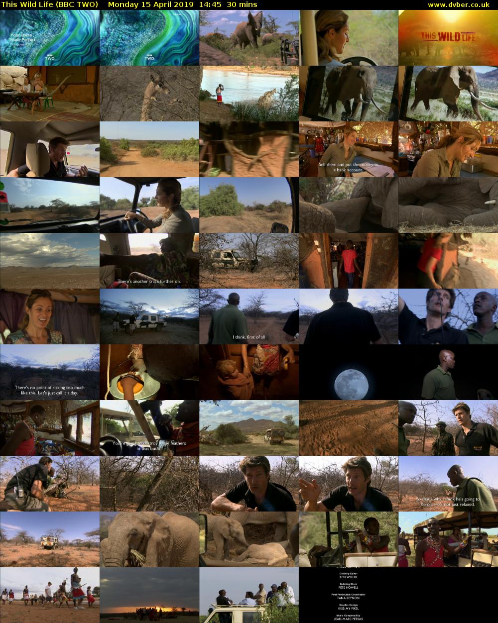 This Wild Life (BBC TWO) Monday 15 April 2019 14:45 - 15:15