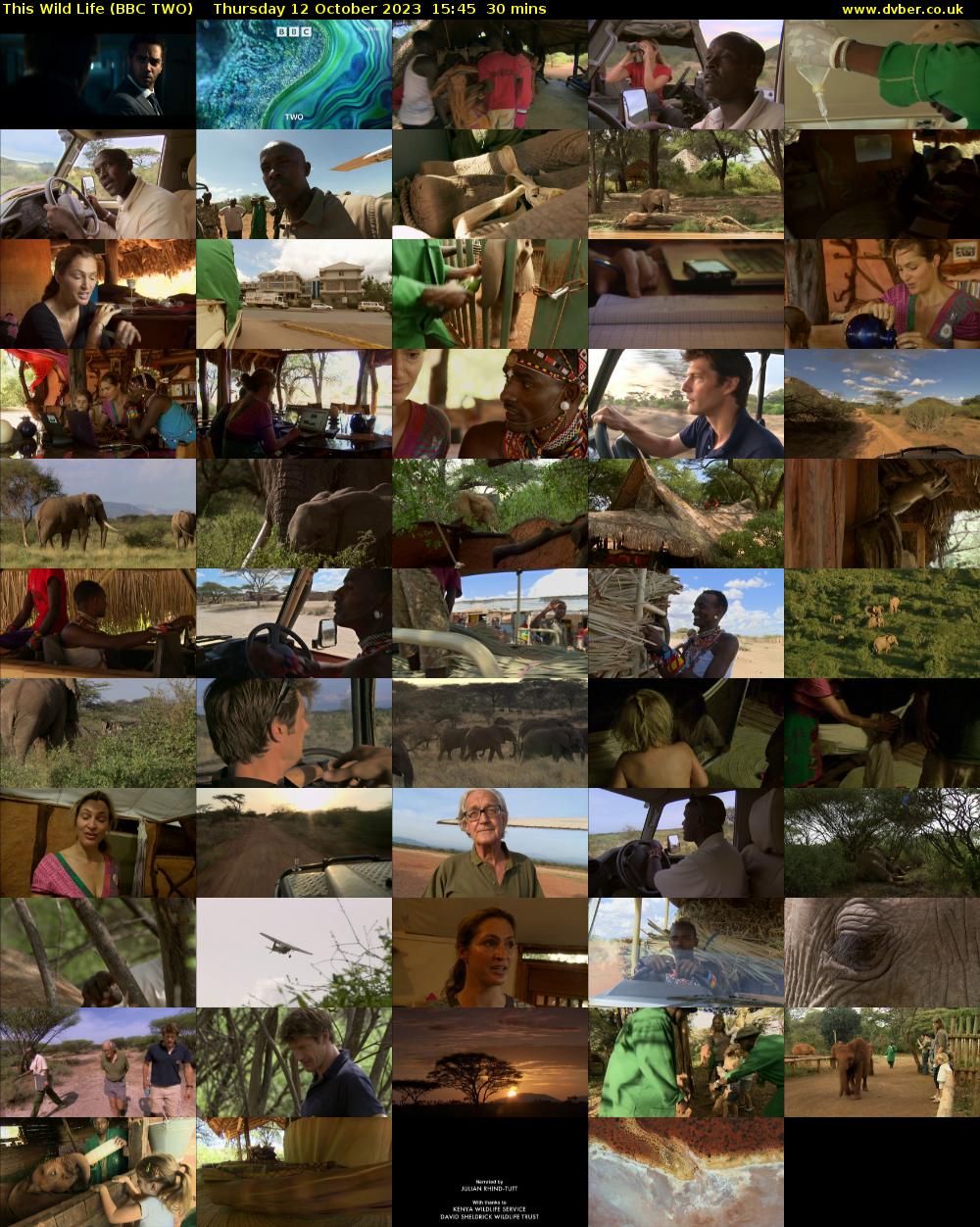 This Wild Life (BBC TWO) Thursday 12 October 2023 15:45 - 16:15