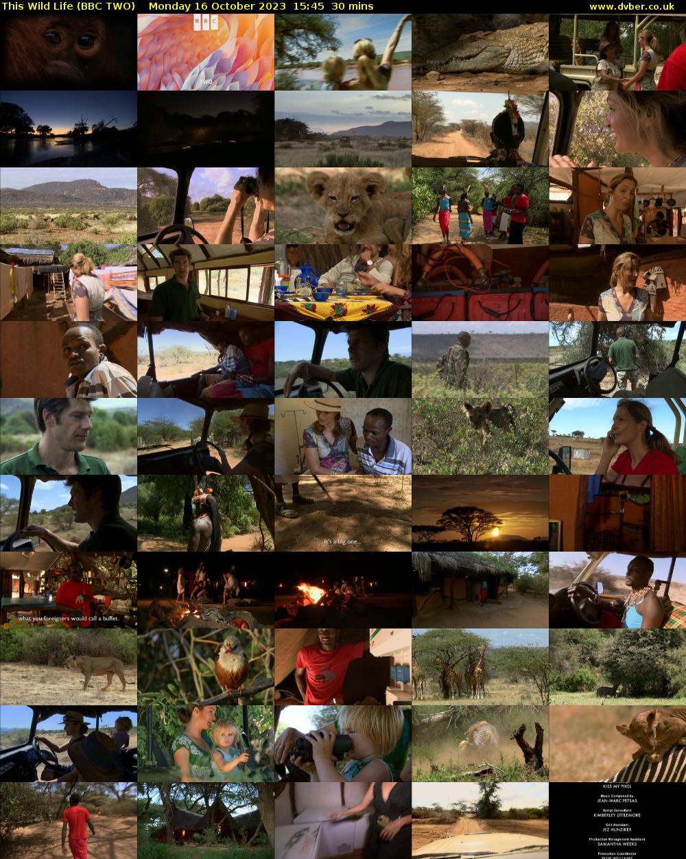 This Wild Life (BBC TWO) Monday 16 October 2023 15:45 - 16:15