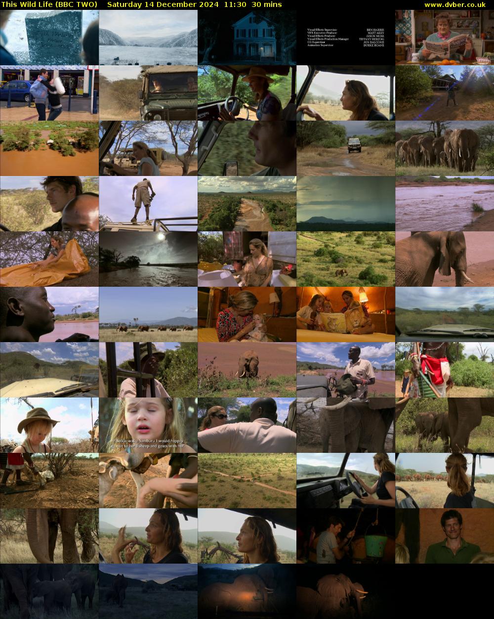 This Wild Life (BBC TWO) Saturday 14 December 2024 11:30 - 12:00