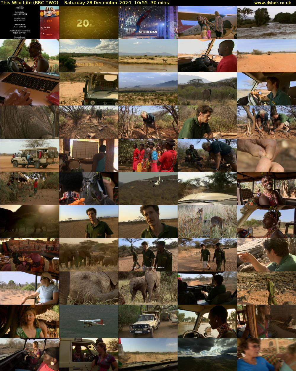 This Wild Life (BBC TWO) Saturday 28 December 2024 10:55 - 11:25