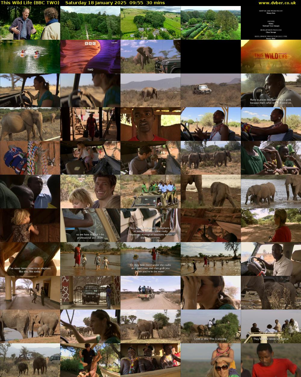 This Wild Life (BBC TWO) Saturday 18 January 2025 09:55 - 10:25