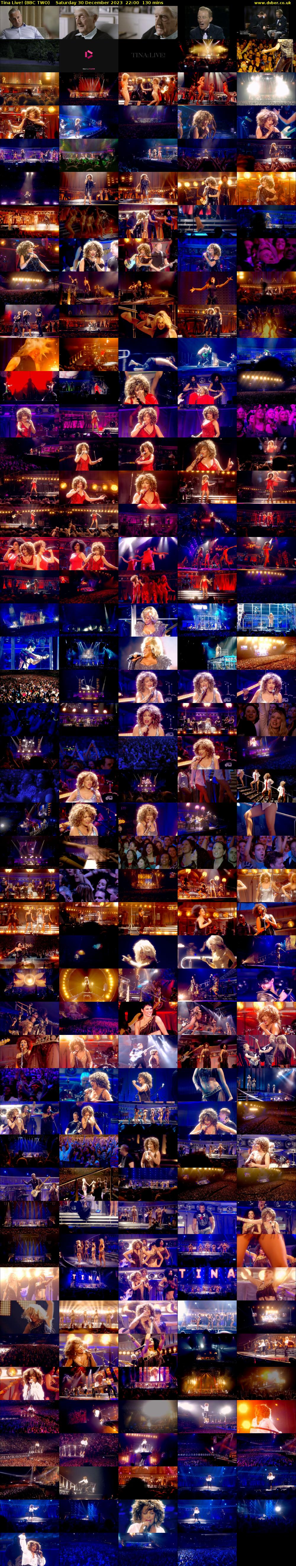 Tina Live! (BBC TWO) Saturday 30 December 2023 22:00 - 00:10