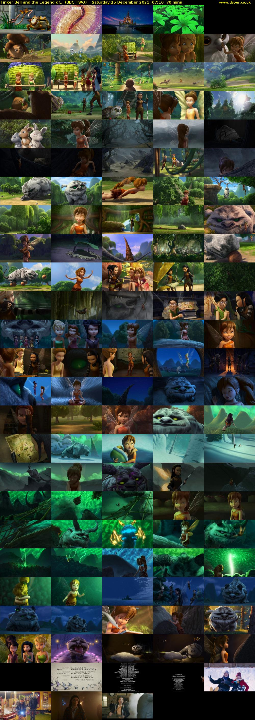 Tinker Bell and the Legend of... (BBC TWO) Saturday 25 December 2021 07:10 - 08:20