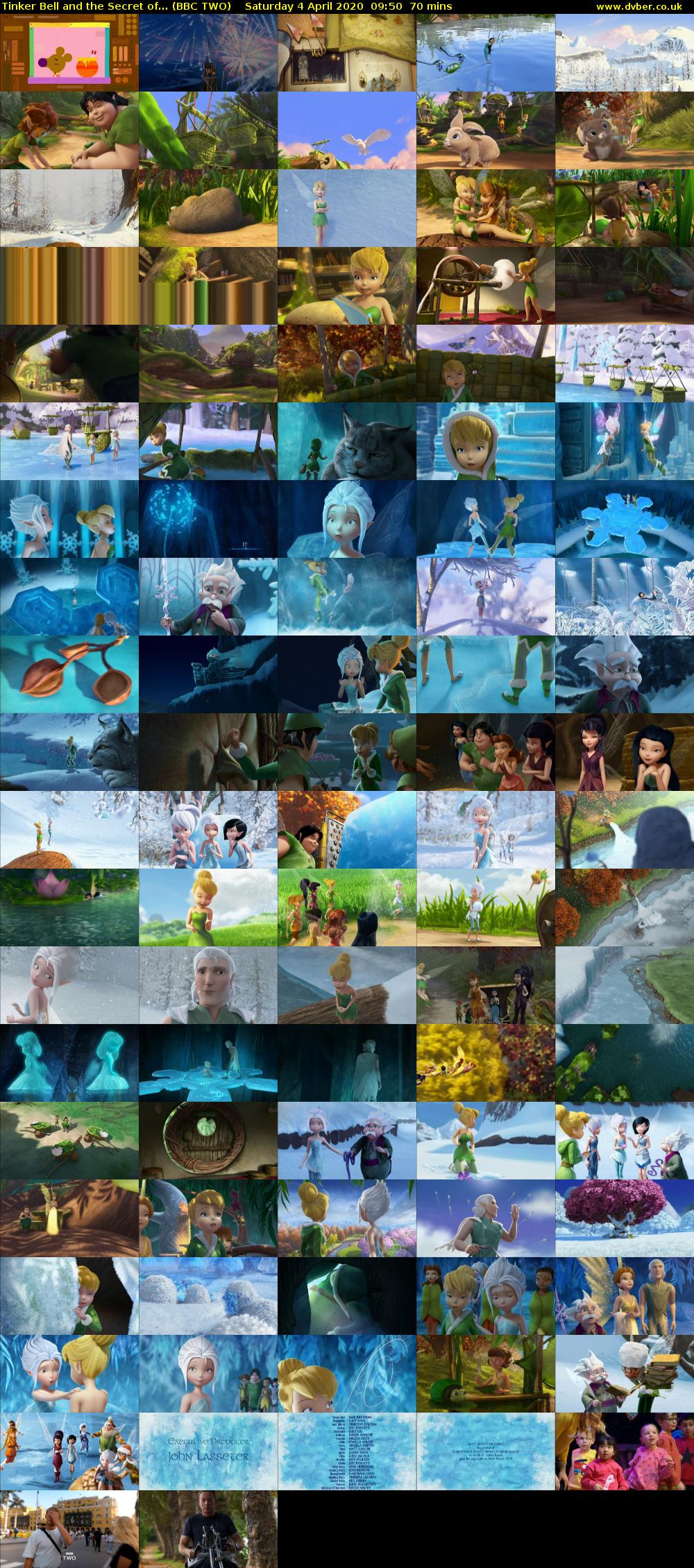 Tinker Bell and the Secret of... (BBC TWO) Saturday 4 April 2020 09:50 - 11:00