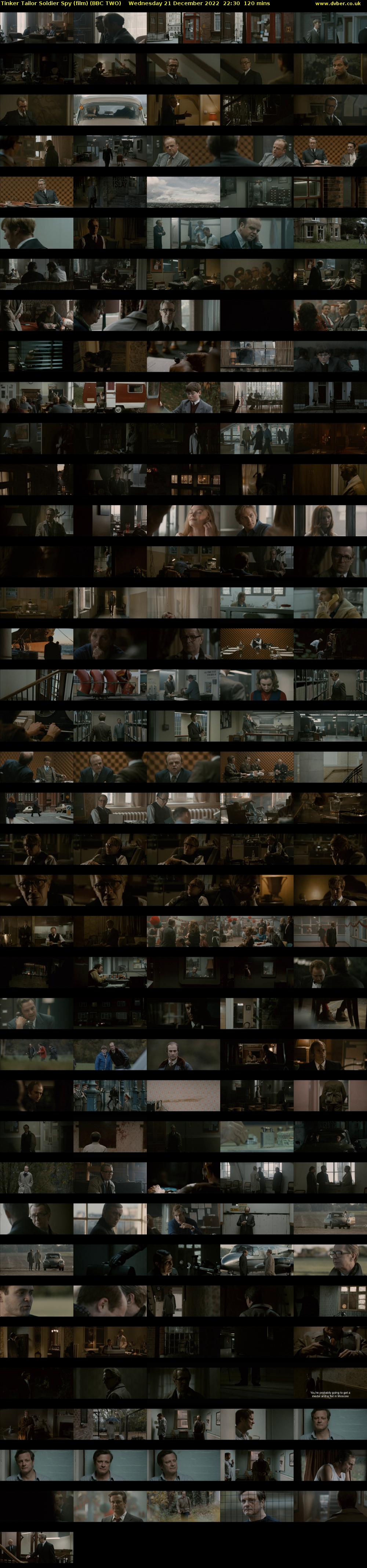 Tinker Tailor Soldier Spy (film) (BBC TWO) Wednesday 21 December 2022 22:30 - 00:30