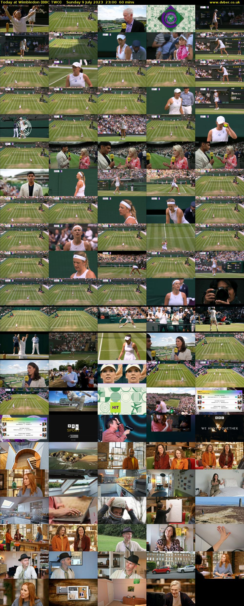 Today at Wimbledon (BBC TWO) Sunday 9 July 2023 23:00 - 00:00