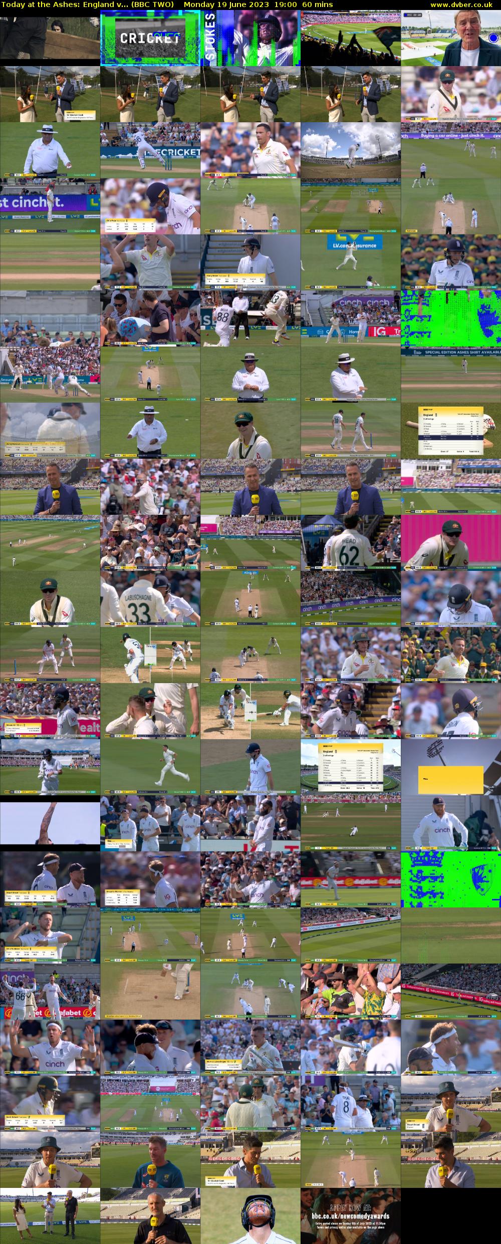 Today at the Ashes: England v... (BBC TWO) Monday 19 June 2023 19:00 - 20:00
