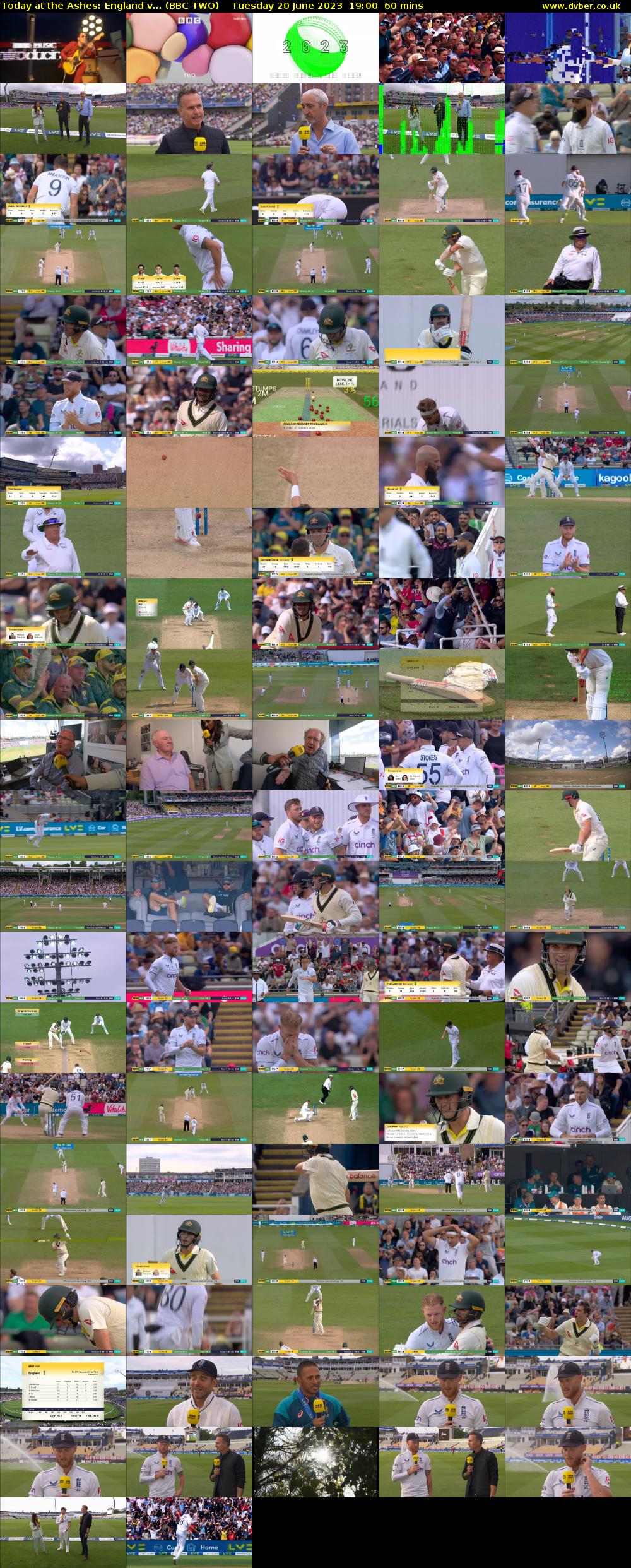 Today at the Ashes: England v... (BBC TWO) Tuesday 20 June 2023 19:00 - 20:00
