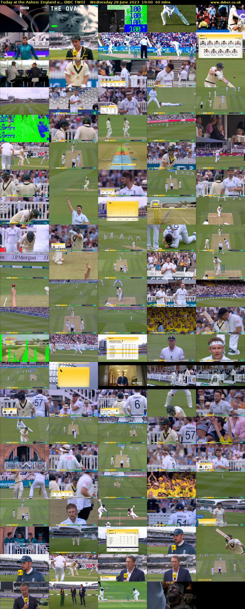 Today at the Ashes: England v... (BBC TWO) Wednesday 28 June 2023 19:00 - 20:00