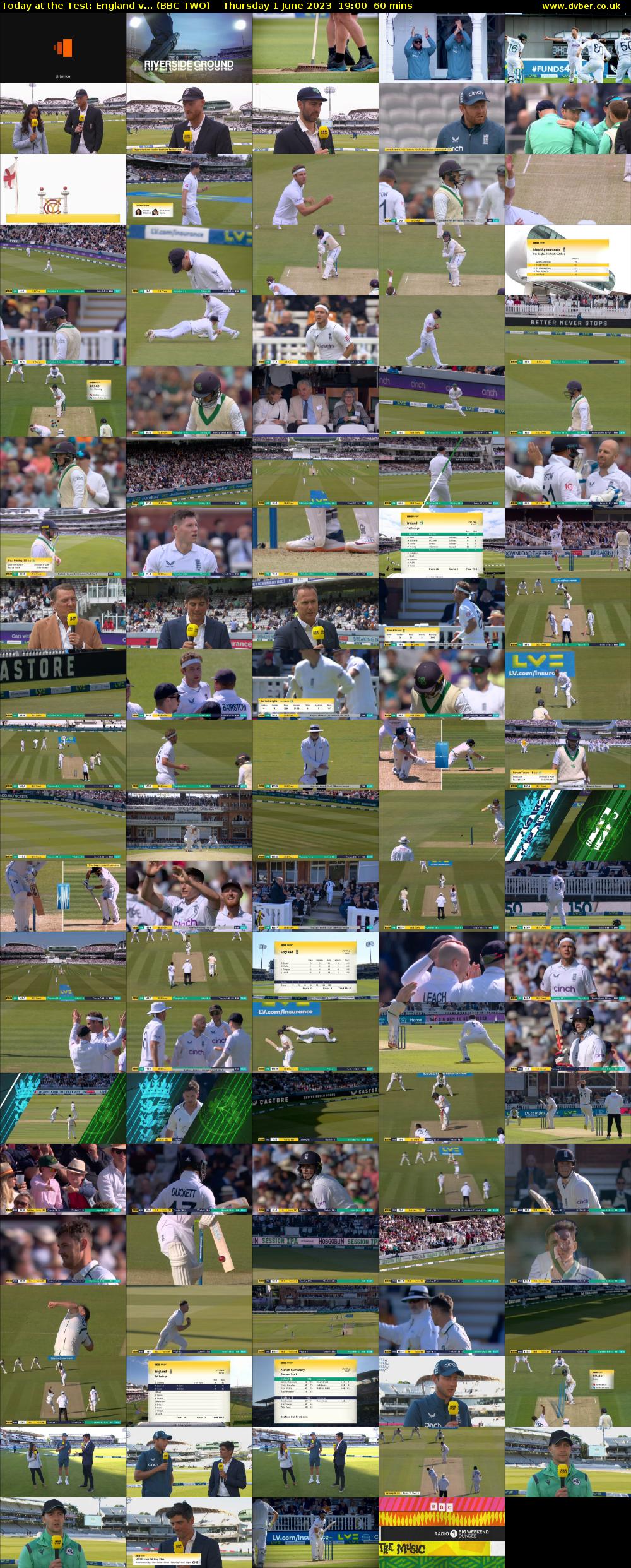 Today at the Test: England v... (BBC TWO) Thursday 1 June 2023 19:00 - 20:00
