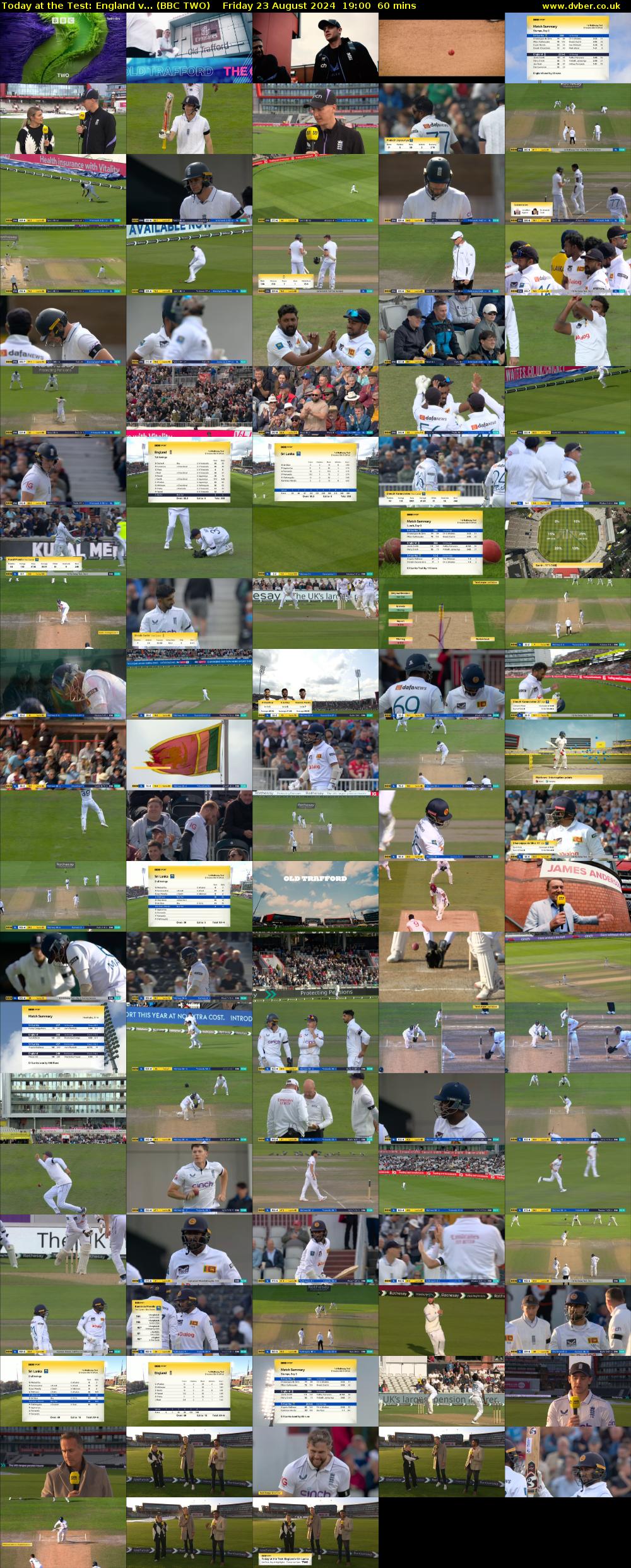 Today at the Test: England v... (BBC TWO) Friday 23 August 2024 19:00 - 20:00