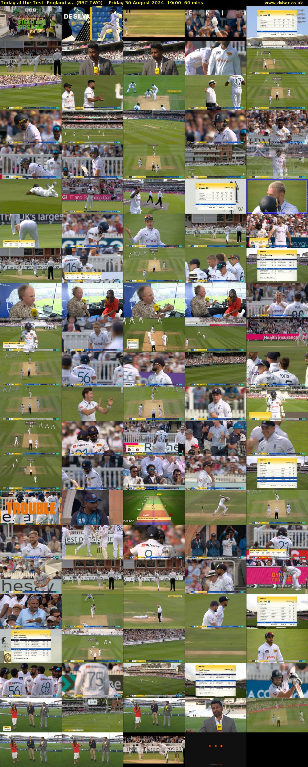 Today at the Test: England v... (BBC TWO) Friday 30 August 2024 19:00 - 20:00