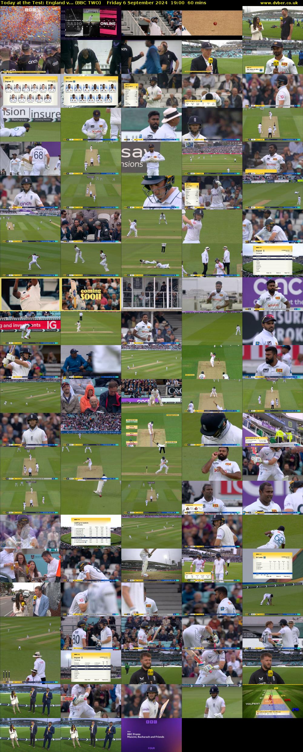 Today at the Test: England v... (BBC TWO) Friday 6 September 2024 19:00 - 20:00