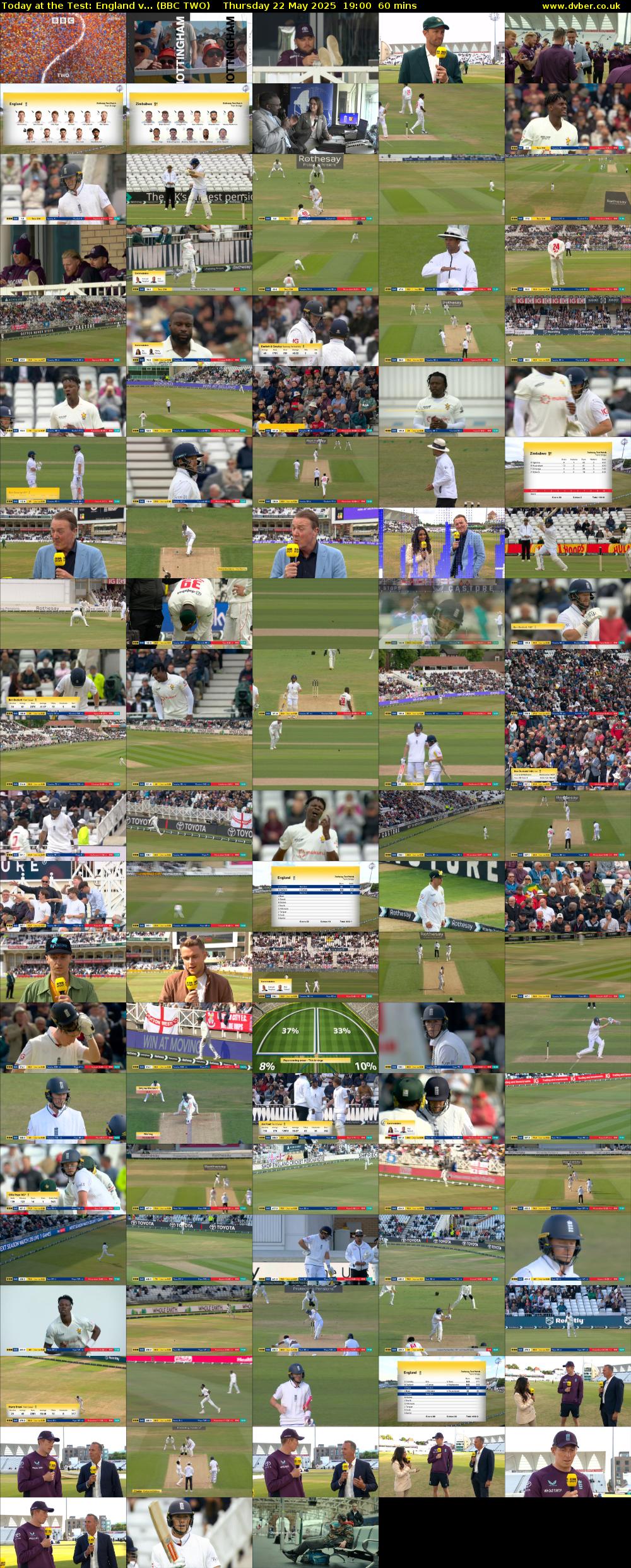 Today at the Test: England v... (BBC TWO) Thursday 22 May 2025 19:00 - 20:00