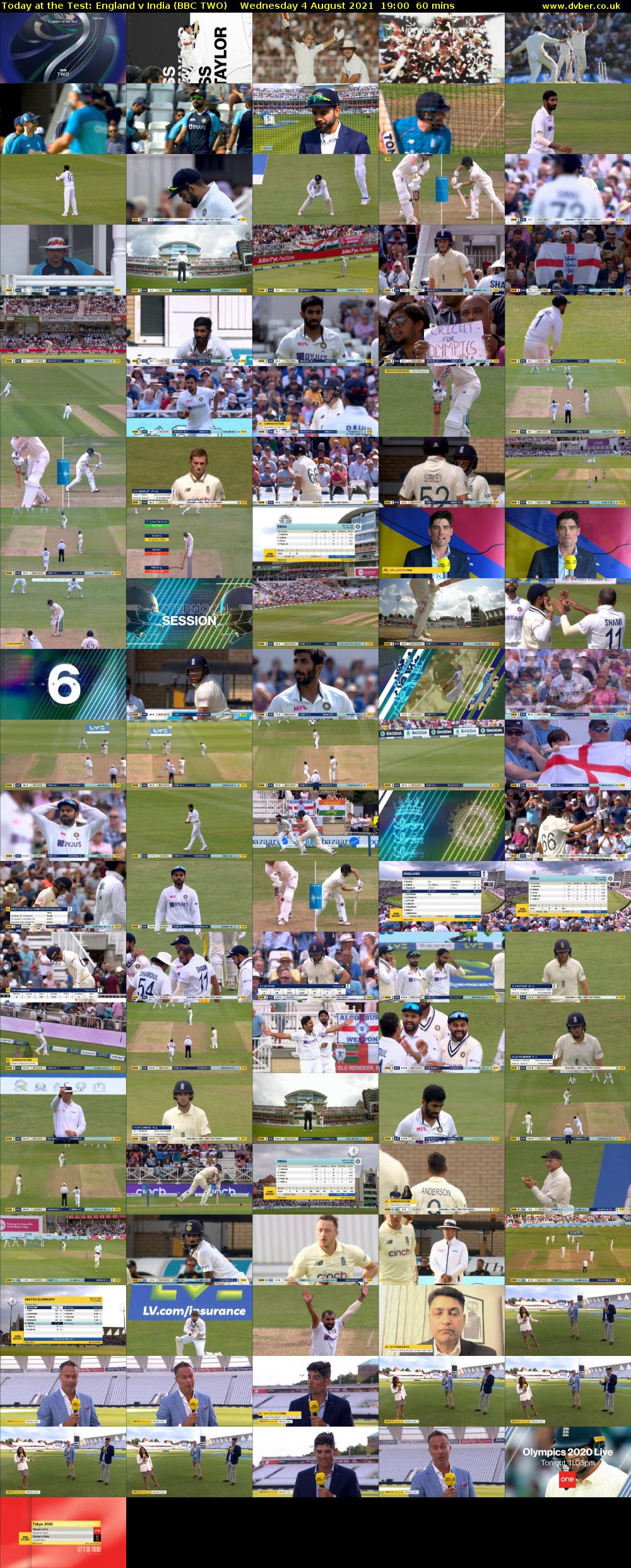 Today at the Test: England v India (BBC TWO) Wednesday 4 August 2021 19:00 - 20:00