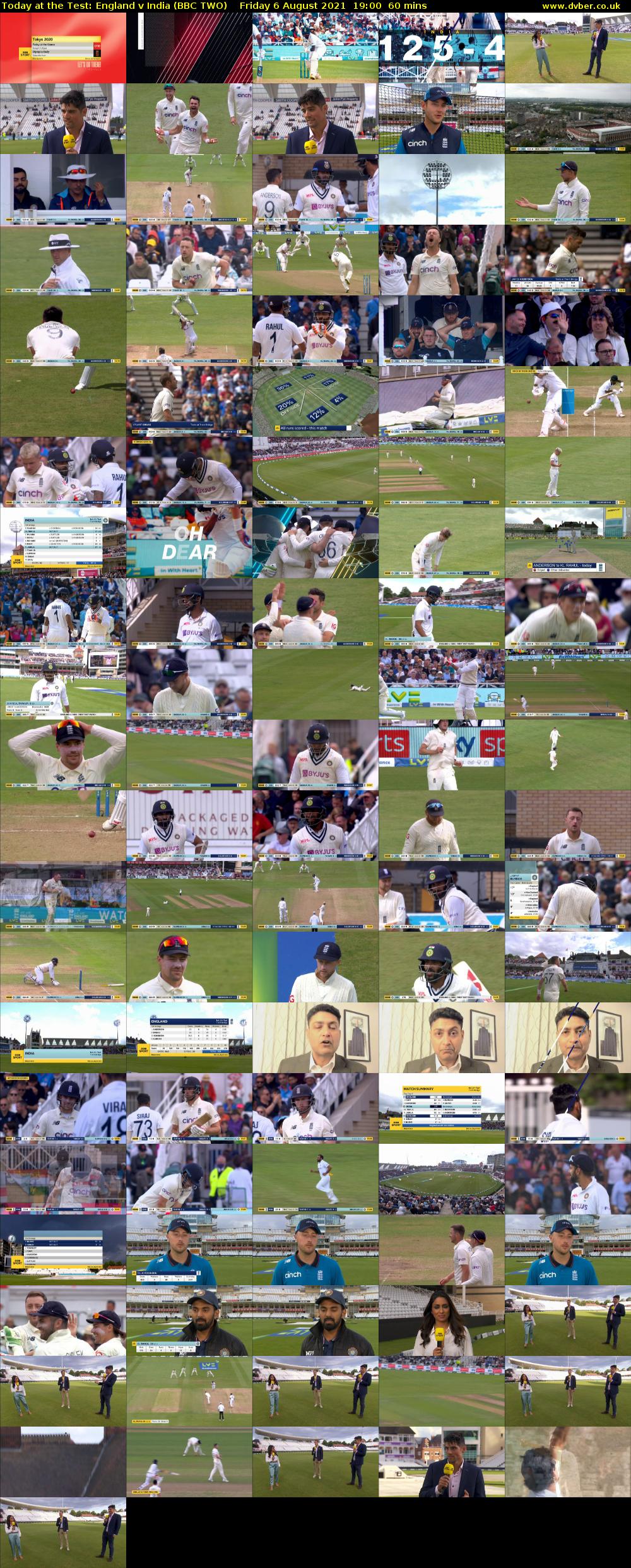 Today at the Test: England v India (BBC TWO) Friday 6 August 2021 19:00 - 20:00
