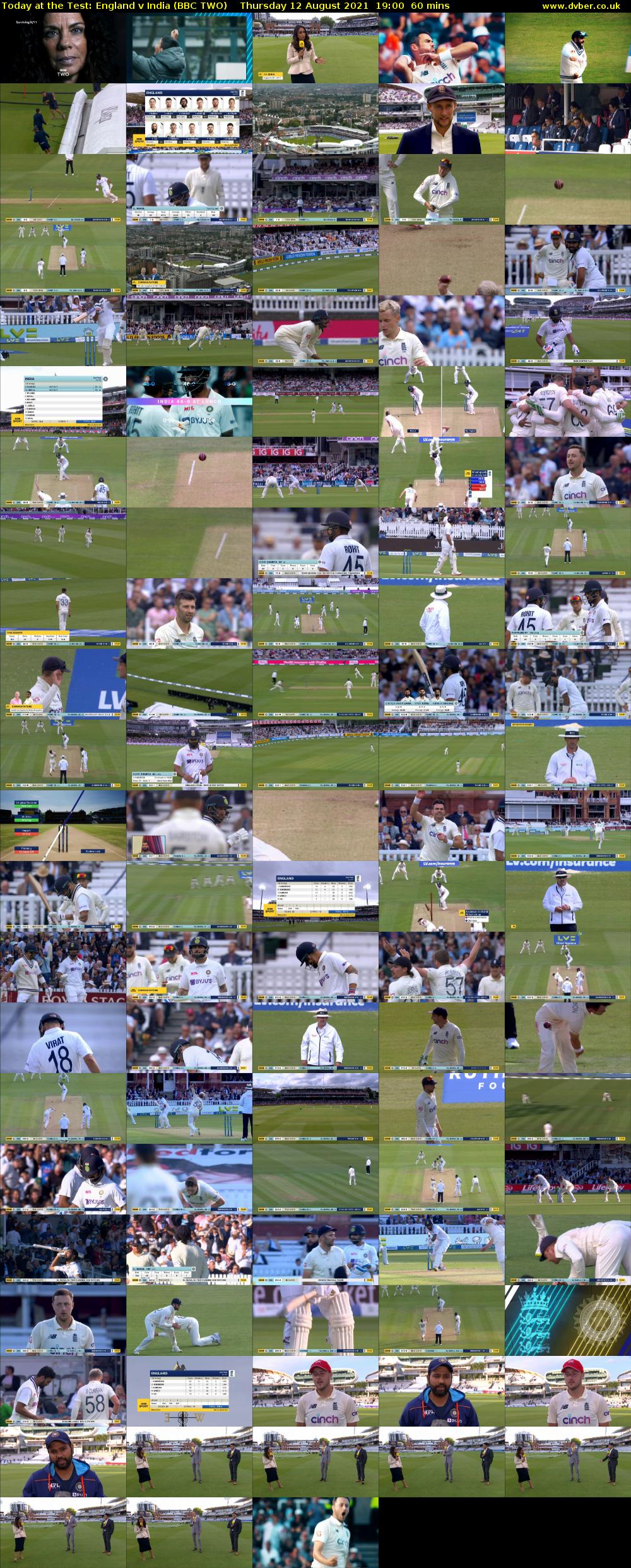 Today at the Test: England v India (BBC TWO) Thursday 12 August 2021 19:00 - 20:00