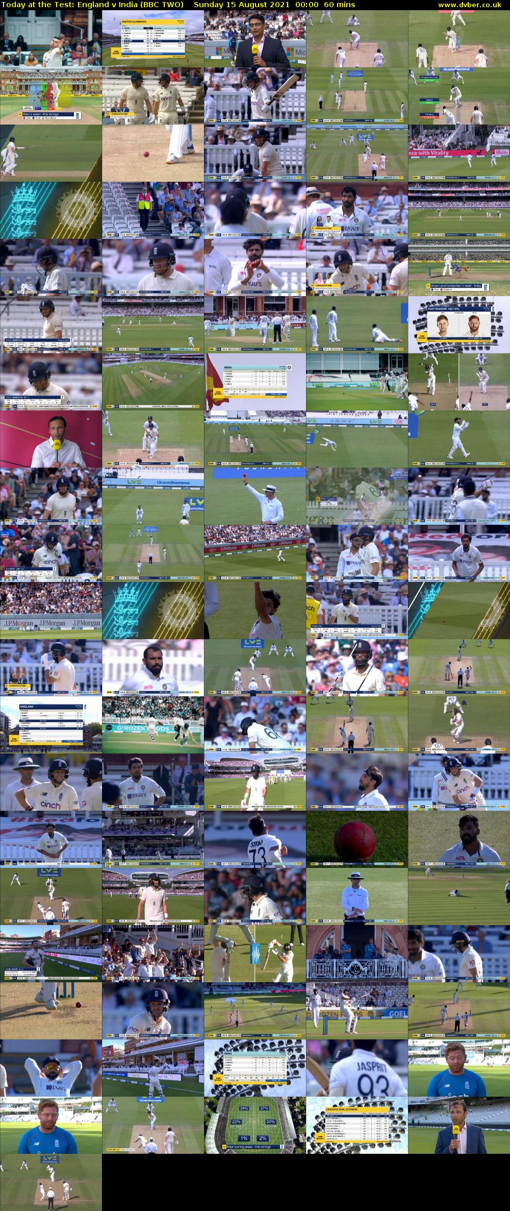 Today at the Test: England v India (BBC TWO) Sunday 15 August 2021 00:00 - 01:00