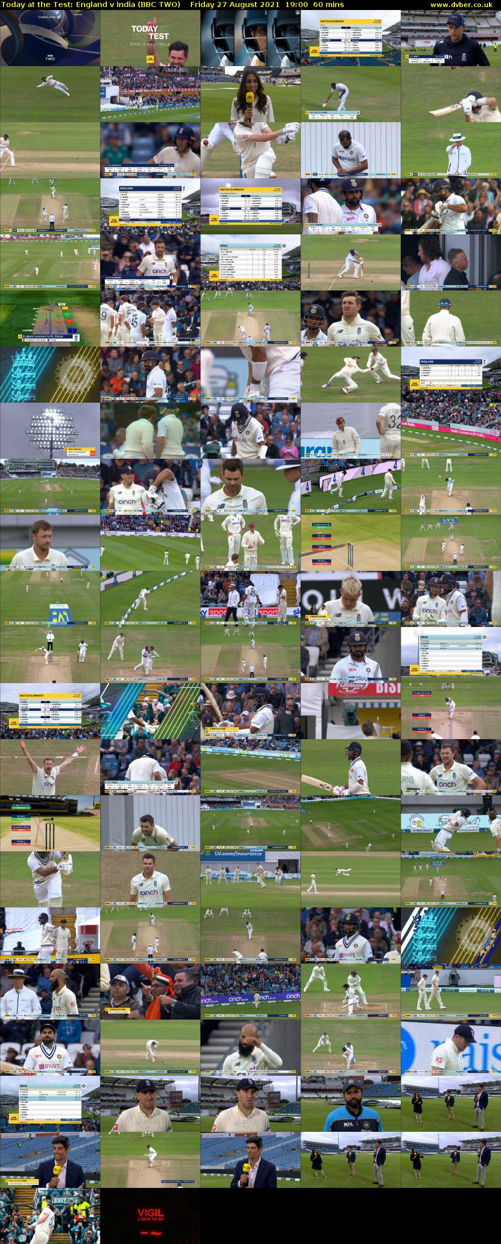 Today at the Test: England v India (BBC TWO) Friday 27 August 2021 19:00 - 20:00