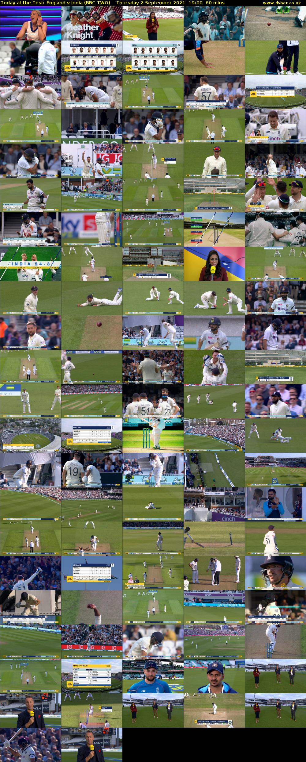 Today at the Test: England v India (BBC TWO) Thursday 2 September 2021 19:00 - 20:00