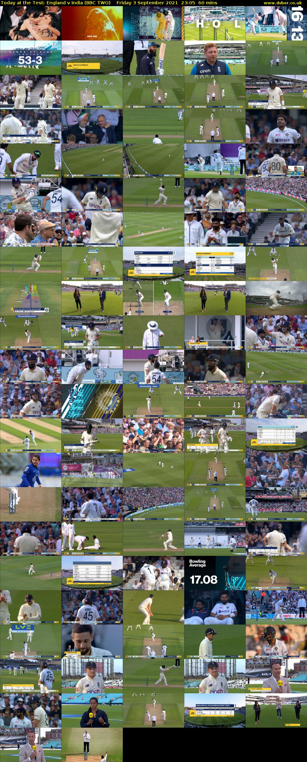 Today at the Test: England v India (BBC TWO) Friday 3 September 2021 23:05 - 00:05