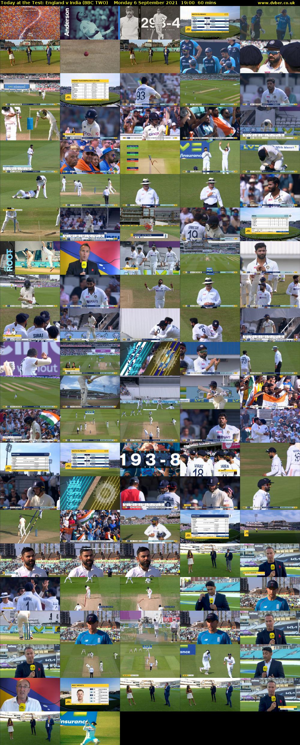 Today at the Test: England v India (BBC TWO) Monday 6 September 2021 19:00 - 20:00