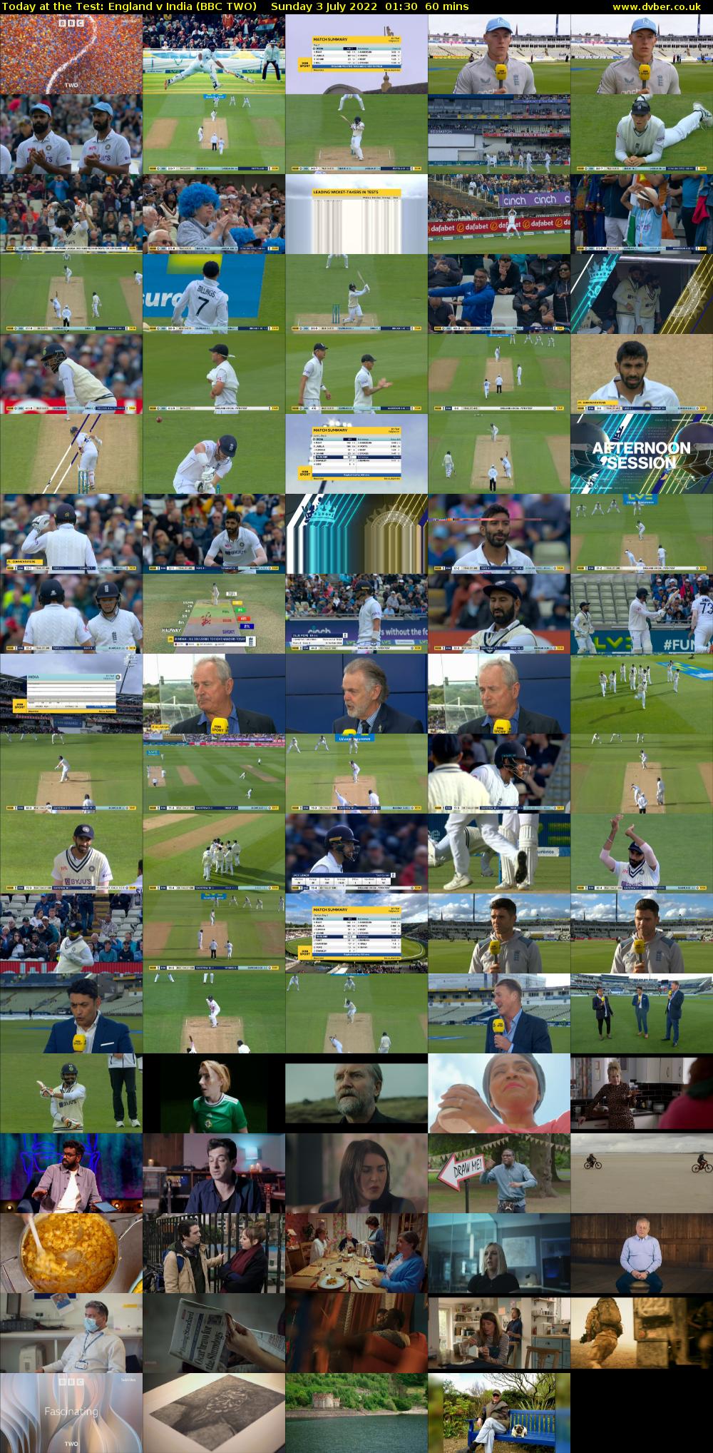 Today at the Test: England v India (BBC TWO) Sunday 3 July 2022 01:30 - 02:30