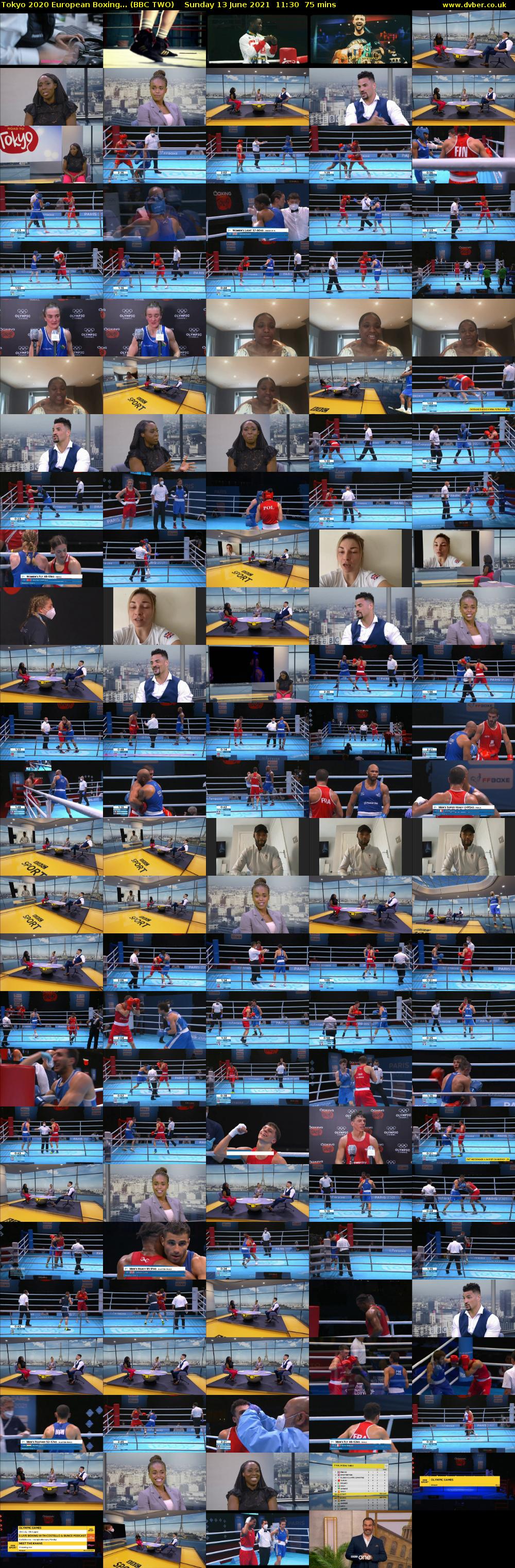 Tokyo 2020 European Boxing... (BBC TWO) Sunday 13 June 2021 11:30 - 12:45