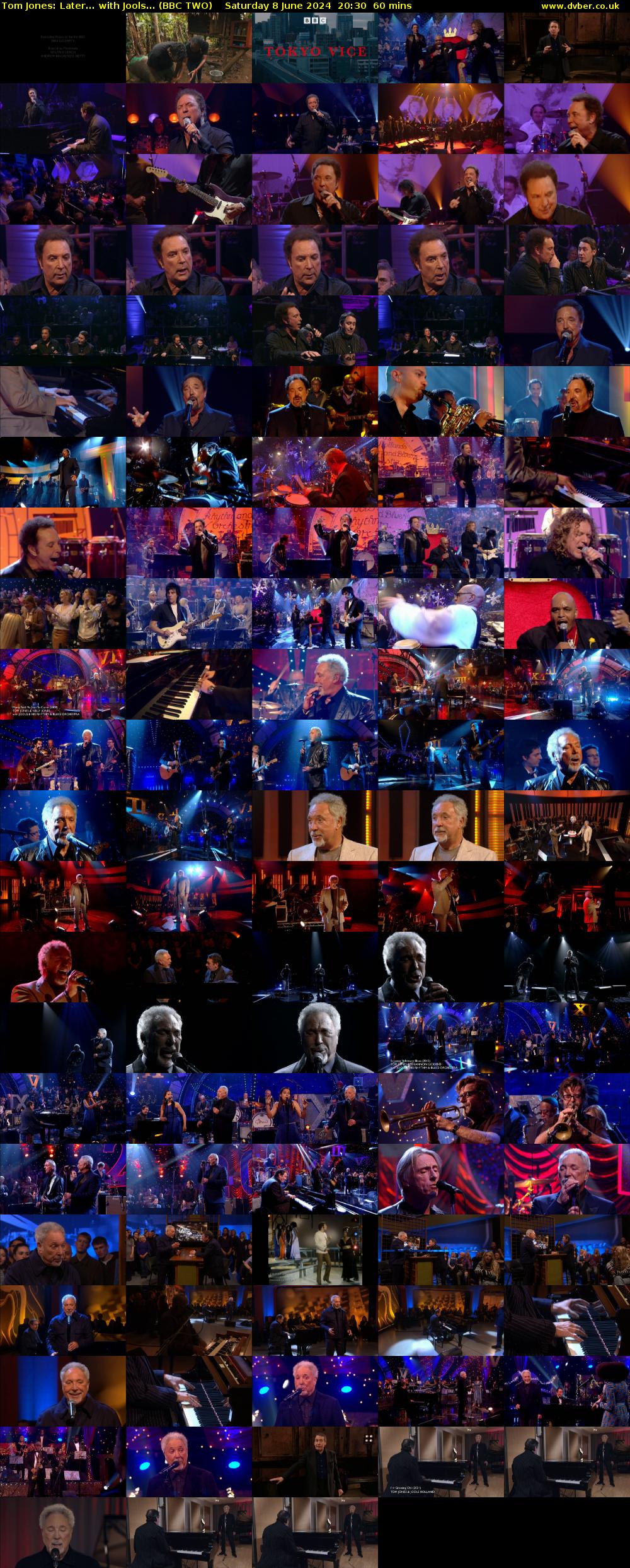 Tom Jones: Later... with Jools... (BBC TWO) Saturday 8 June 2024 20:30 - 21:30
