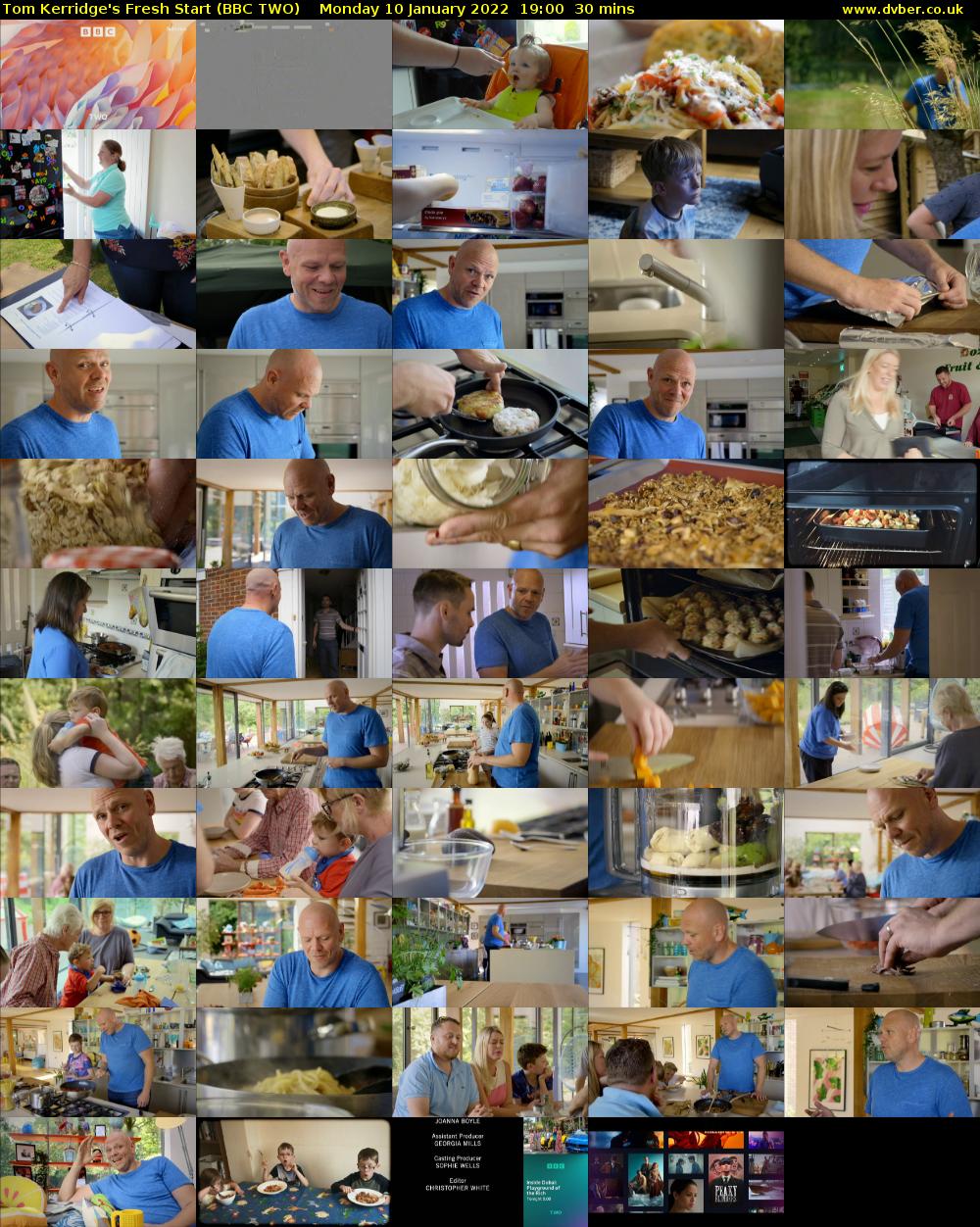 Tom Kerridge's Fresh Start (BBC TWO) Monday 10 January 2022 19:00 - 19:30