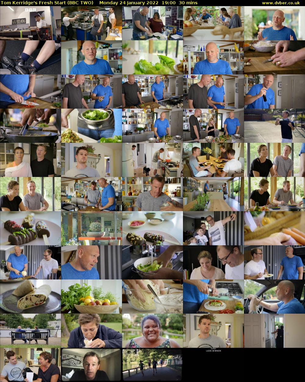 Tom Kerridge's Fresh Start (BBC TWO) Monday 24 January 2022 19:00 - 19:30